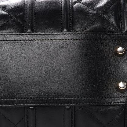 Burberry Calfskin Quilted Manor Satchel Black 13 of 18