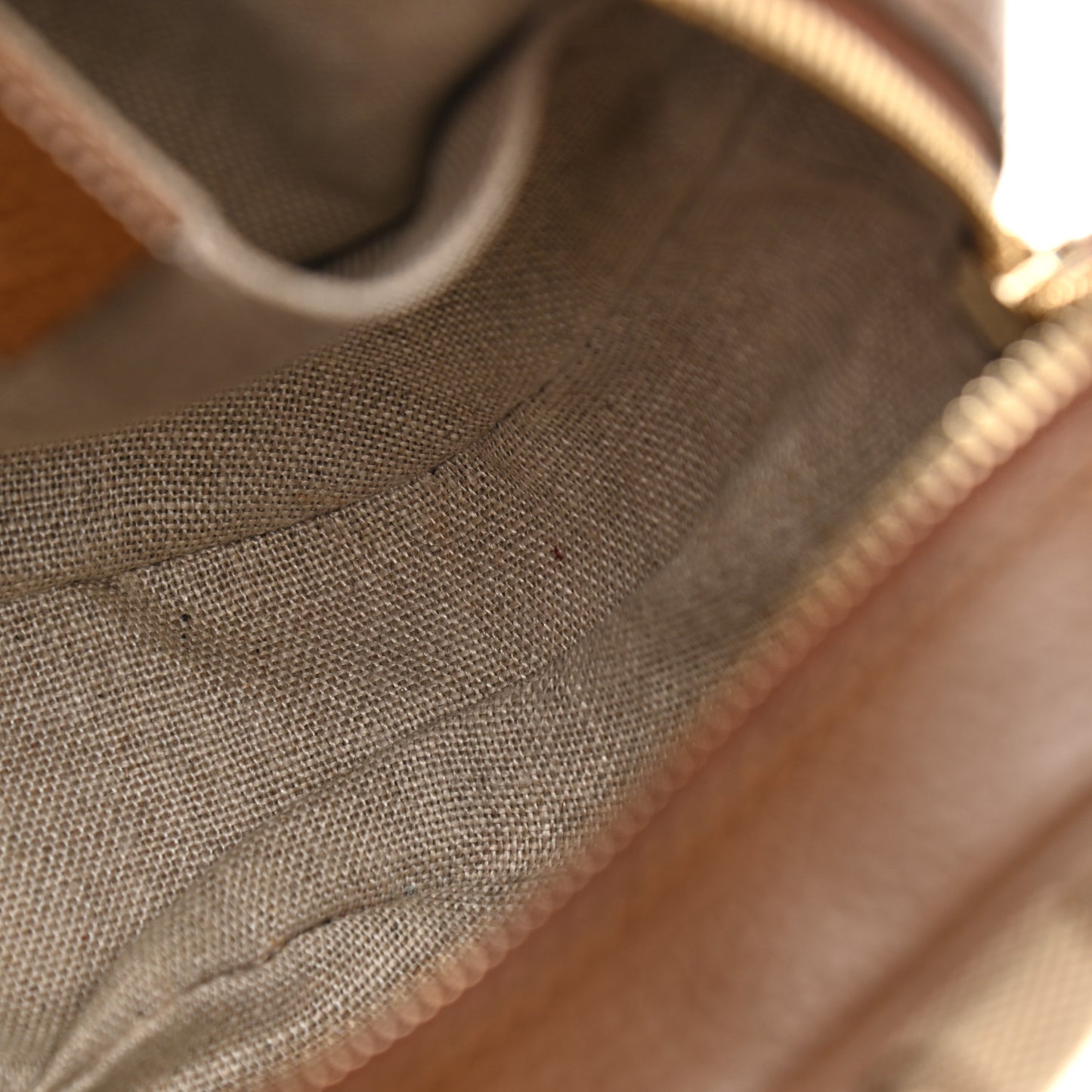 Monogram Mini Bree Messenger Bag Beige Tabacco