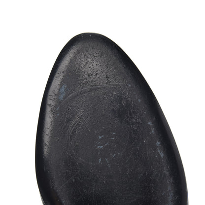 Chanel Patent Glitter CC Star Embossed Ballerina Flats 38 Black 9 of 10