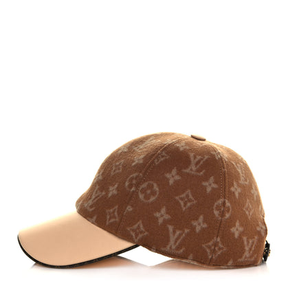 Louis Vuitton Wool Monogram Carry On Cap M Beige 3 of 9