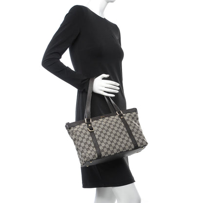 Gucci Monogram Abbey Medium Tote Dark Brown 2 of 9