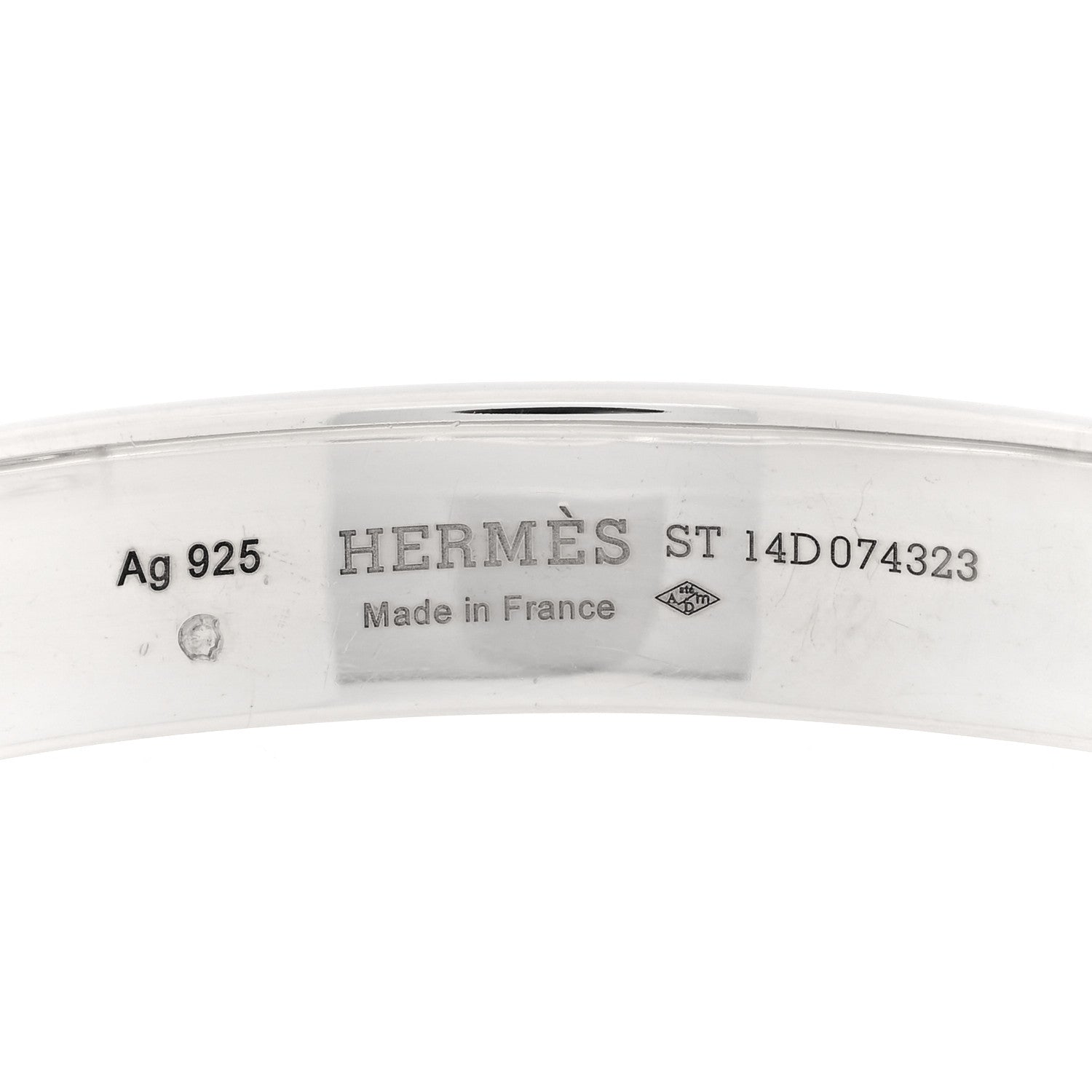 Hermes Sterling Silver PM Collier De Chien Bracelet ST 3 of 3