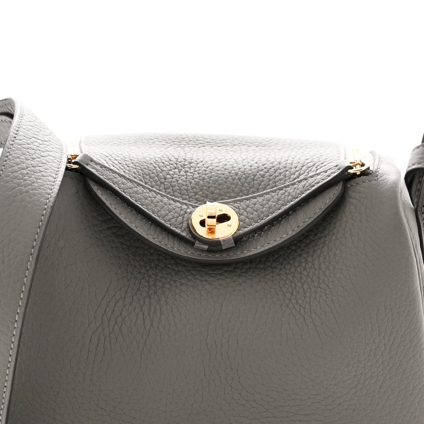 Taurillon Clemence Mini Lindy 20 Gris Meyer