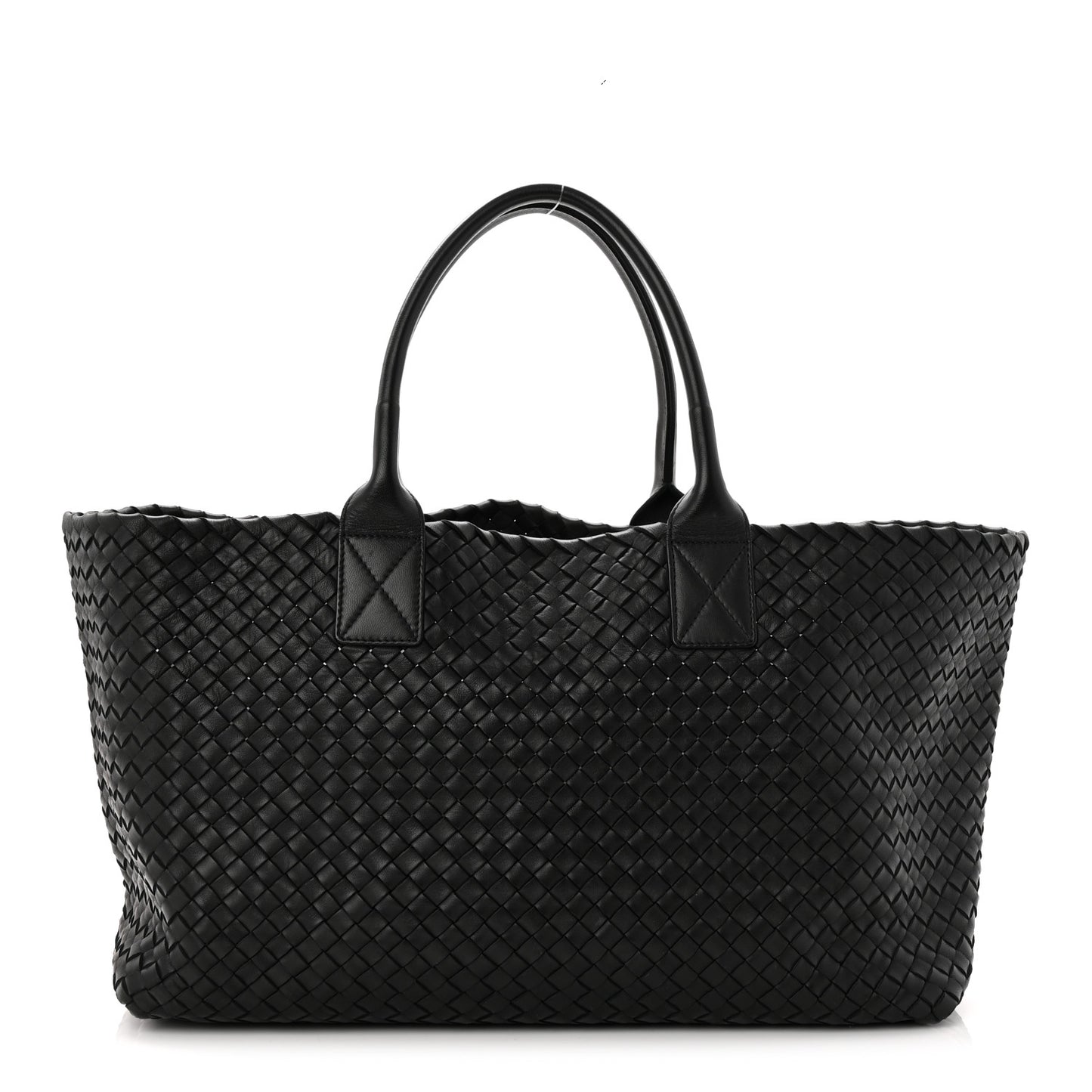 Nappa Intrecciato Medium Cabat Black