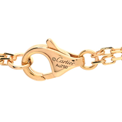 Cartier 18K Yellow Gold 2 Diamond LOVE Necklace 5 of 5
