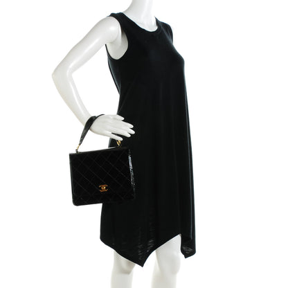 Chanel Patent Medium Kelly Flap Black 2 of 9