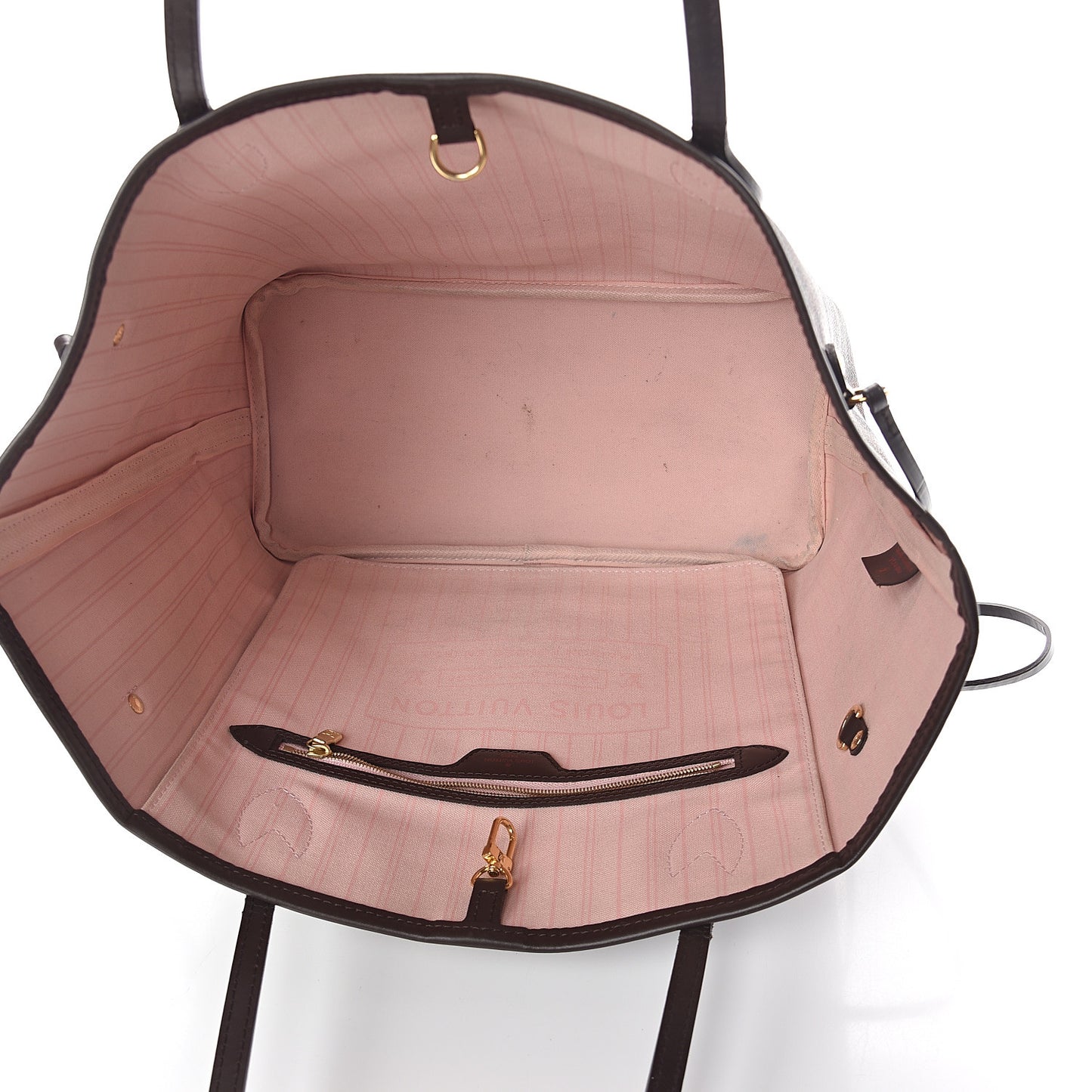 Damier Ebene Neo Neverfull MM Rose Ballerine