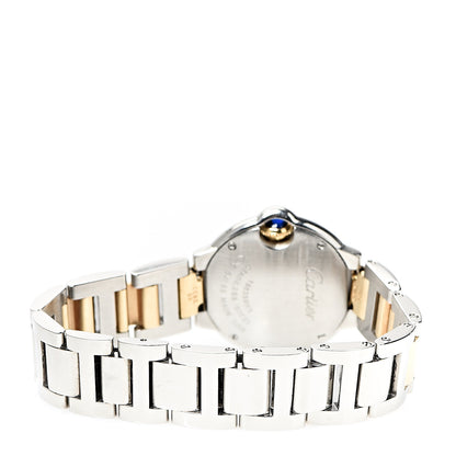 Cartier Stainless Steel 18K Yellow Gold 28mm Ballon Bleu De Quartz Watch 3 of 5