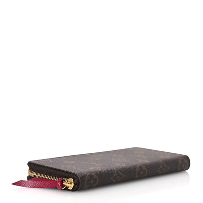 Louis Vuitton Monogram Clemence Wallet Fuchsia 4 of 11