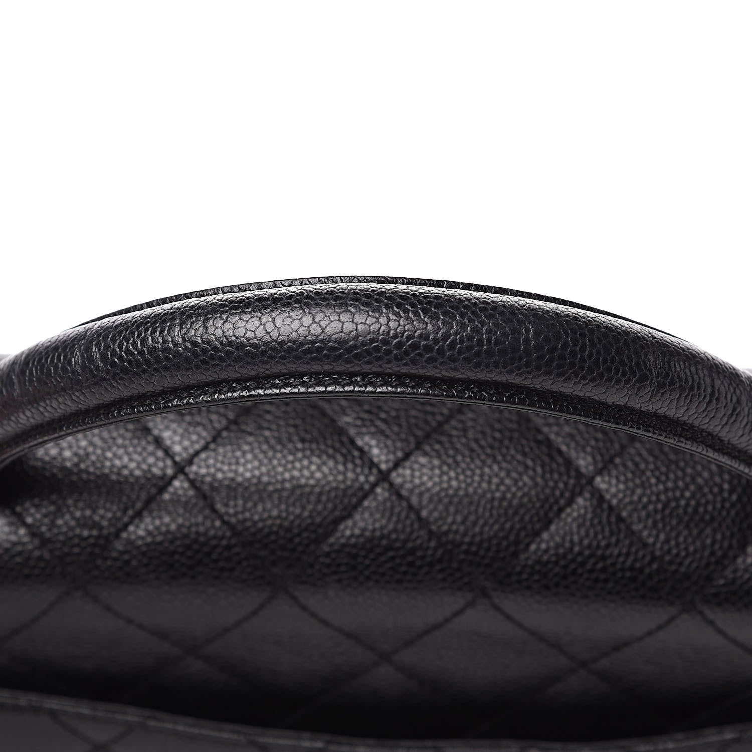 Chanel Caviar Quilted Jumbo Kelly Flap Black 10 of 13