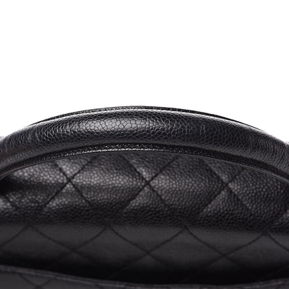 Chanel Caviar Quilted Jumbo Kelly Flap Black 10 of 13