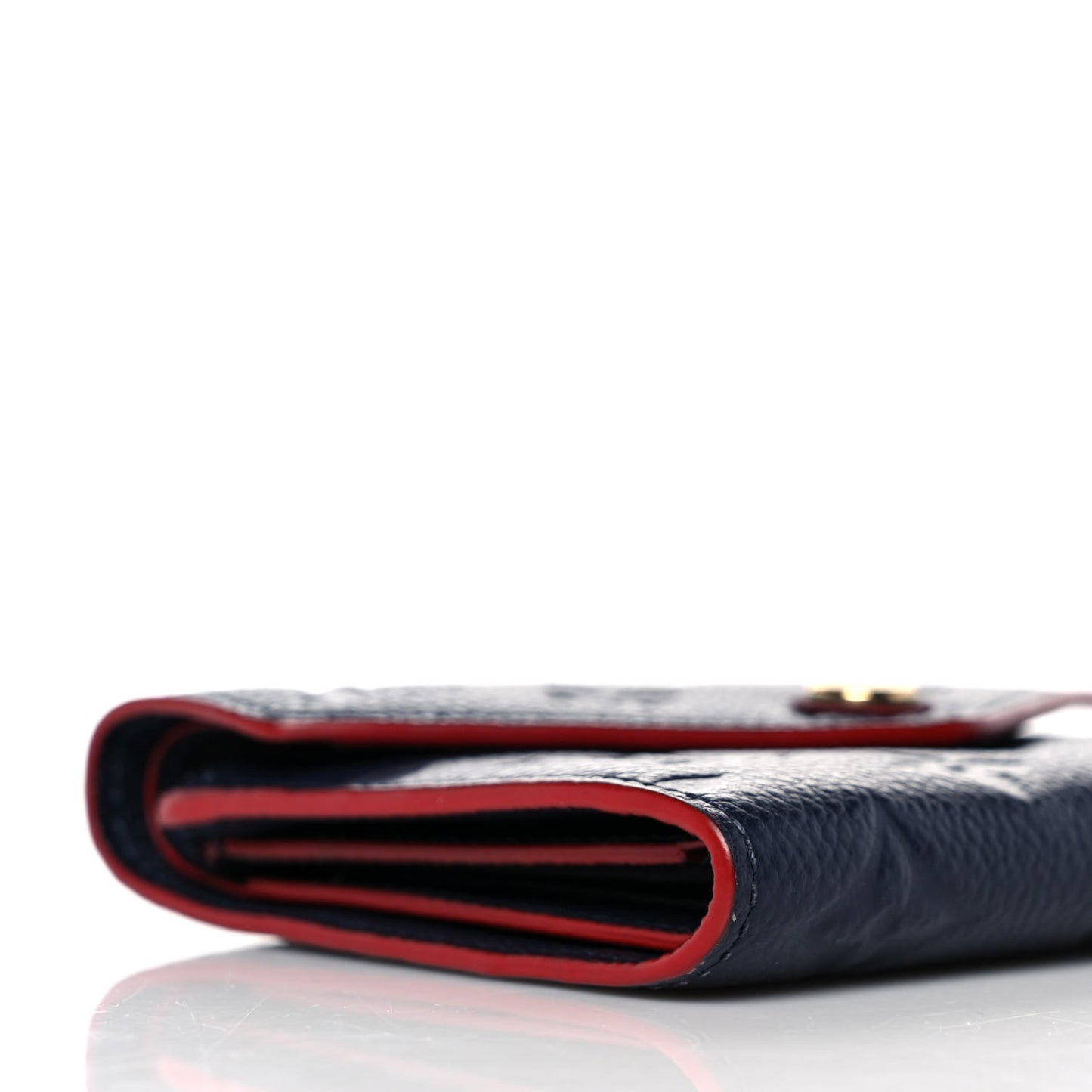 Empreinte Victorine Wallet Marine Rouge