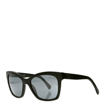 Chanel CC Butterfly Signature Sunglasses 5313 Black 1 of 4