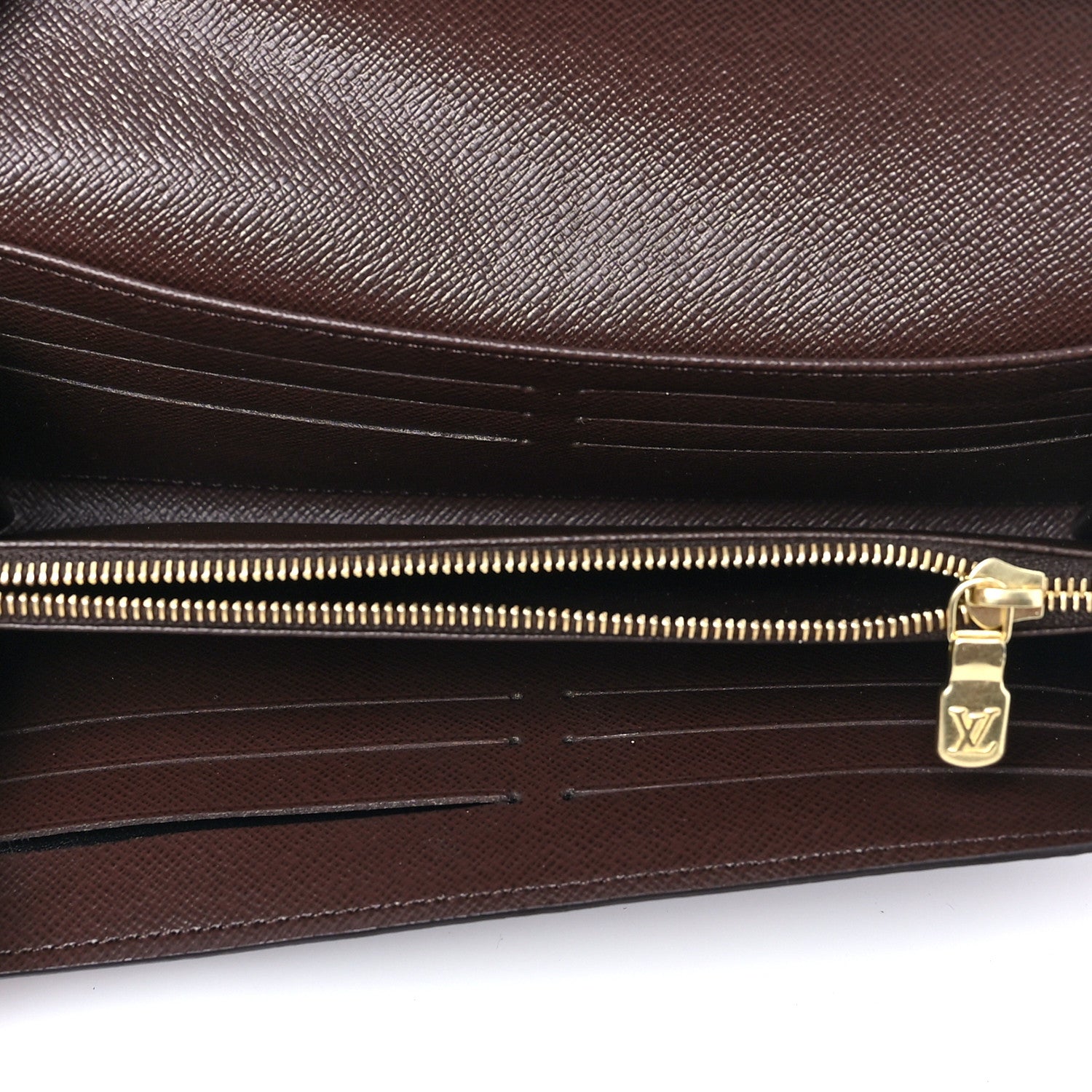 Louis Vuitton Damier Ebene Sarah Wallet NM 5 of 7