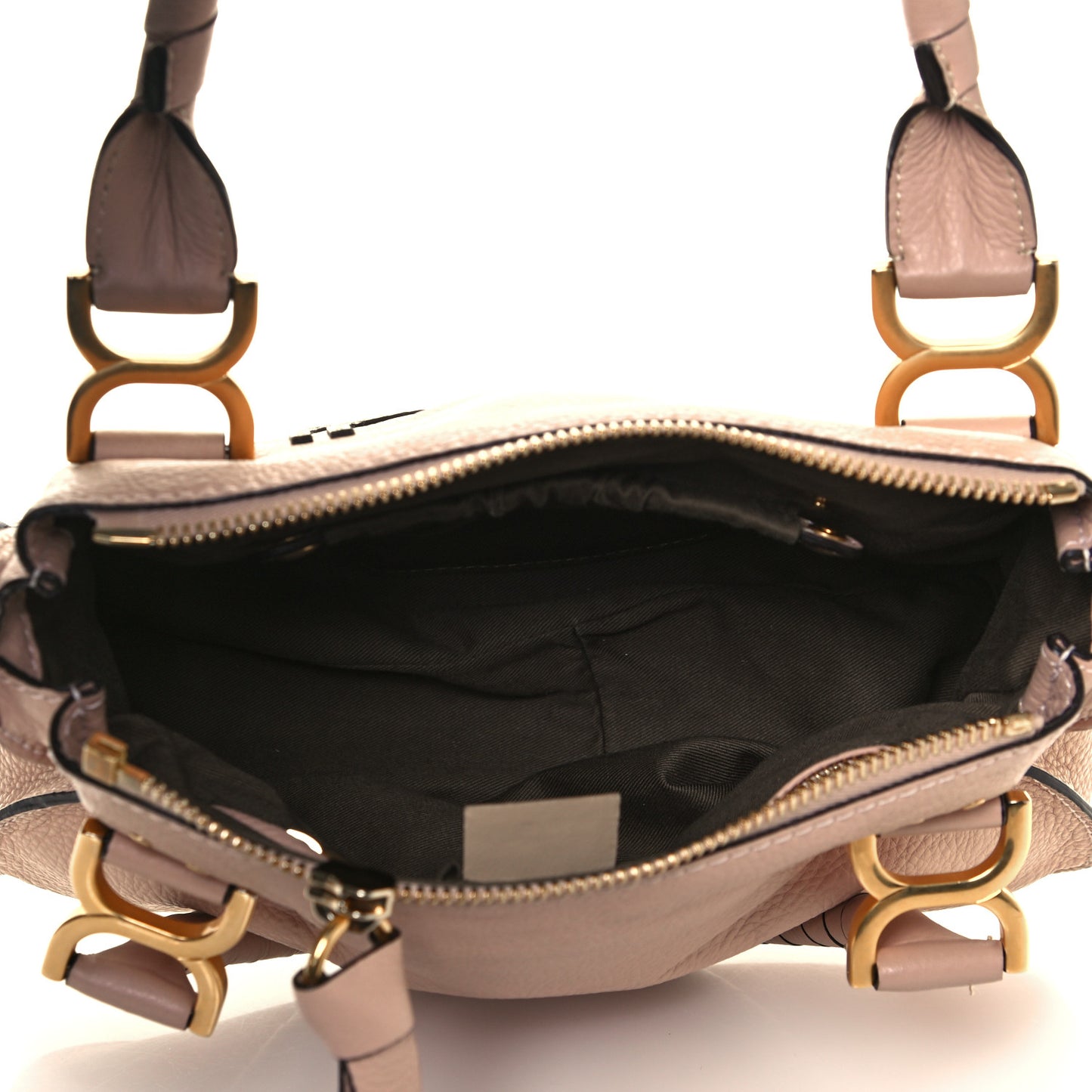 Calfskin Medium Marcie Satchel Pale Pink