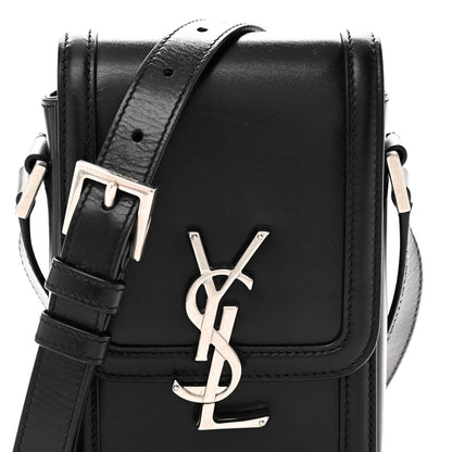 Saint Laurent Smooth Calfskin Mini Solferino Satchel Black 7 of 10
