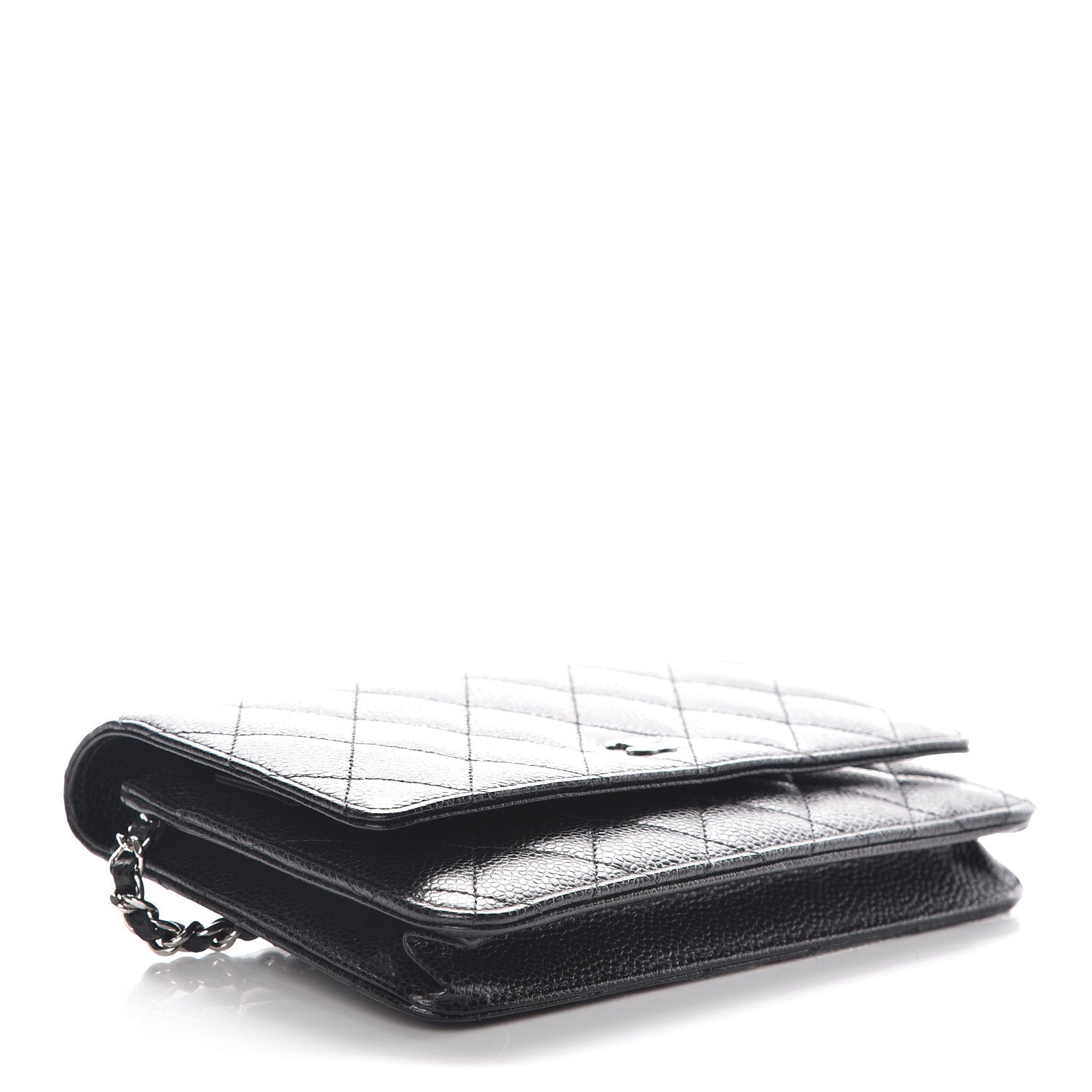 Chanel Caviar Quilted Wallet On Chain WOC Black 4 of 11
