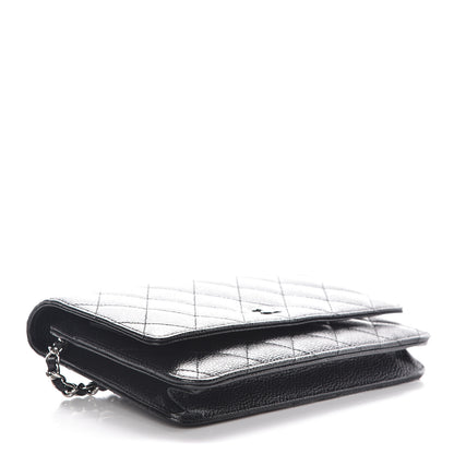 Chanel Caviar Quilted Wallet On Chain WOC Black 4 of 11