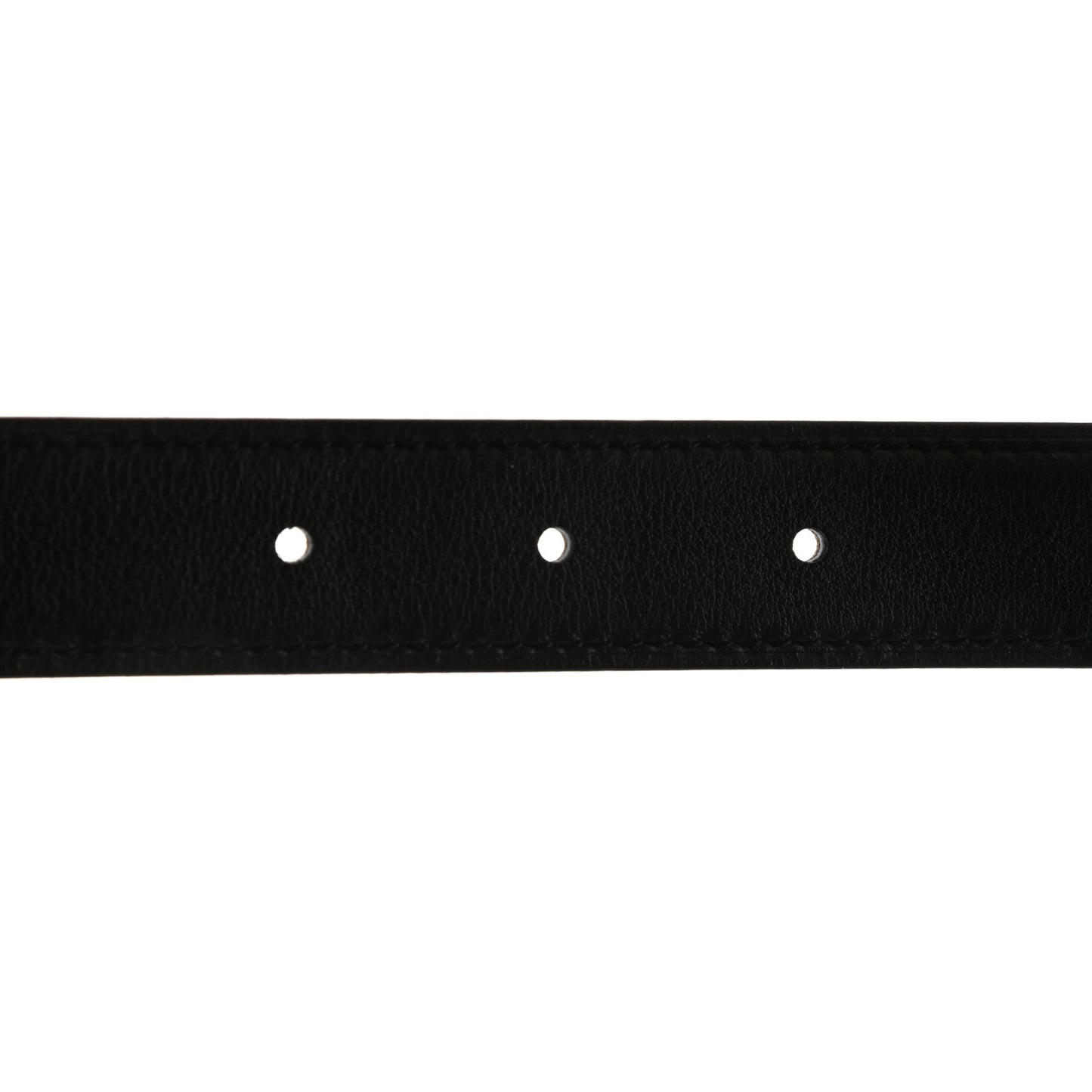 Swift Epsom 32mm Martelee Constance H Belt 85 Black Etoupe