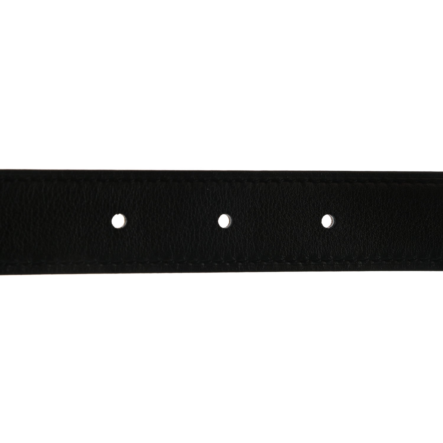 Hermes Swift Epsom 32mm Martelee Constance H Belt 85 Black Etoupe 4 of 8