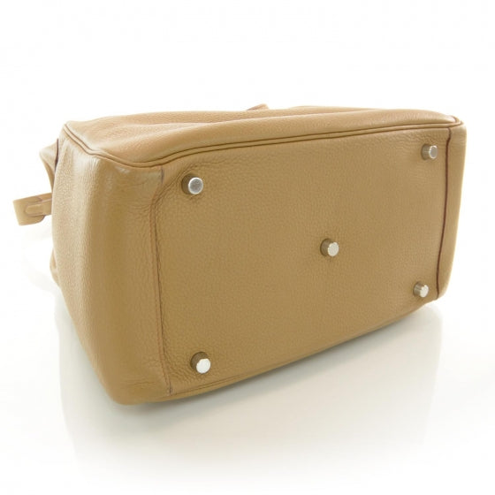Hermes Taurillon Clemence Lindy 34 Biscuit 4 of 8
