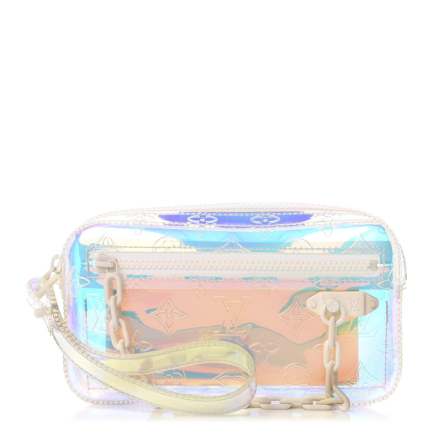 PVC Monogram Pochette Volga Iridescent Prism
