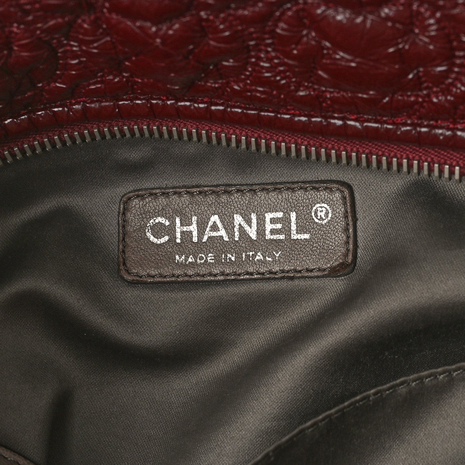 Chanel Vinyl Rock in Moscow Tote Bordeaux 6 of 11