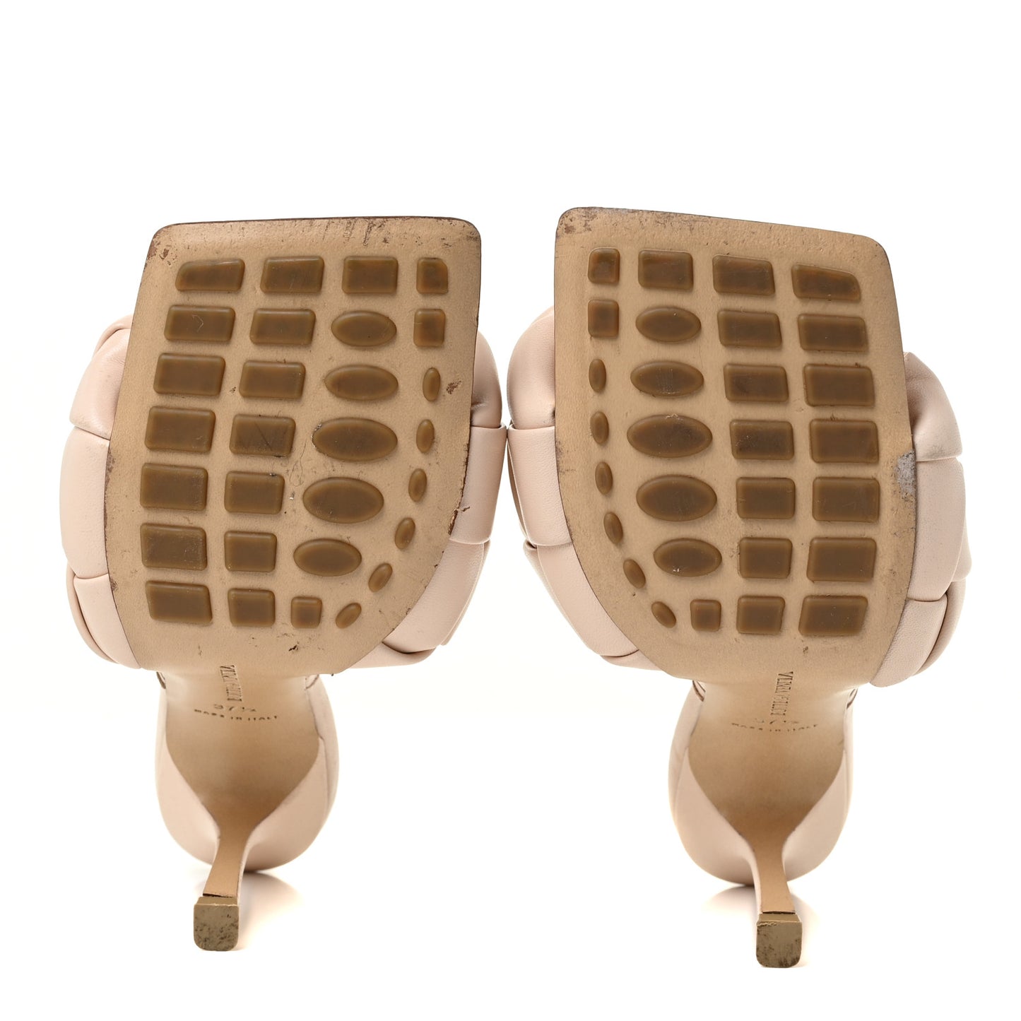 Nappa Maxi Intrecciato Lido Mule Sandals 37.5 Bandage
