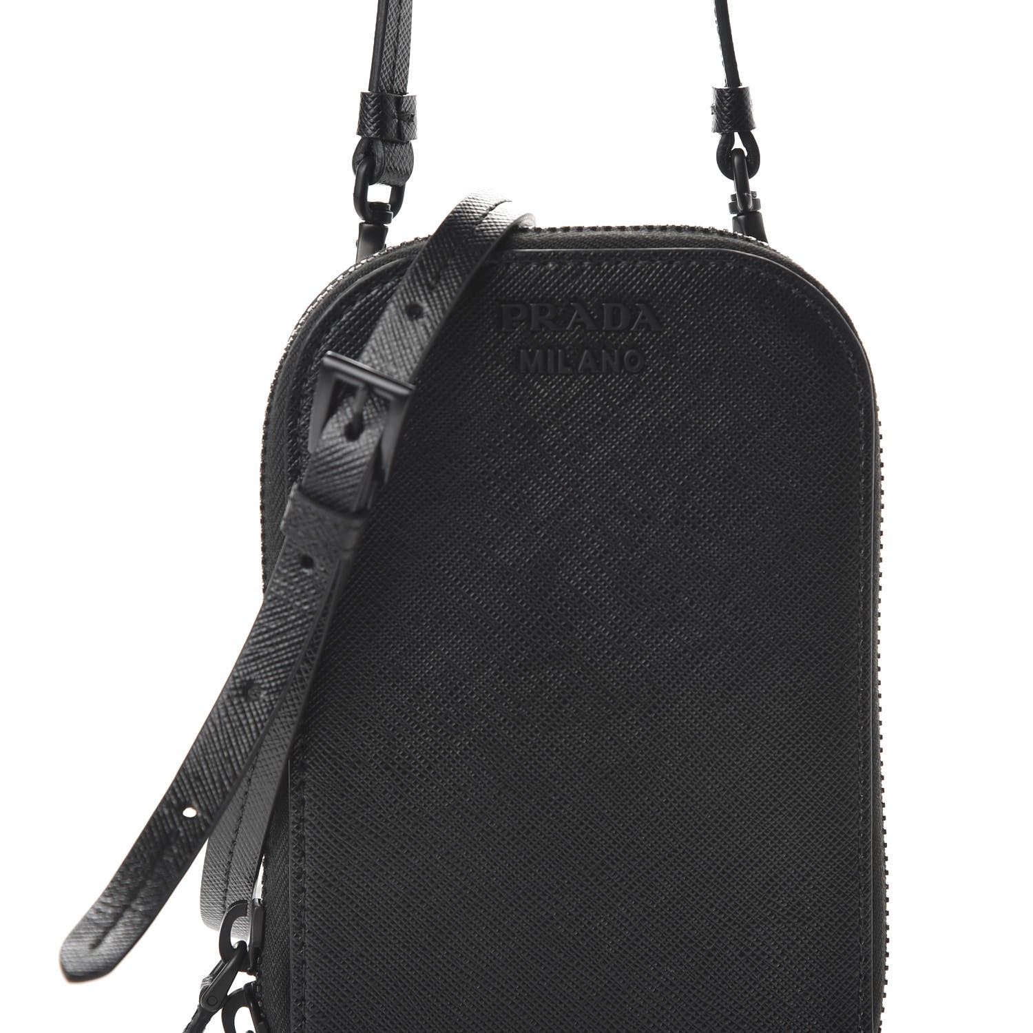 Prada Saffiano Mini Bag Black 9 of 9