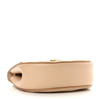 Chloe Calfskin Quilted Mini Drew Bijou Shoulder Bag Pearl Beige 3 of 9
