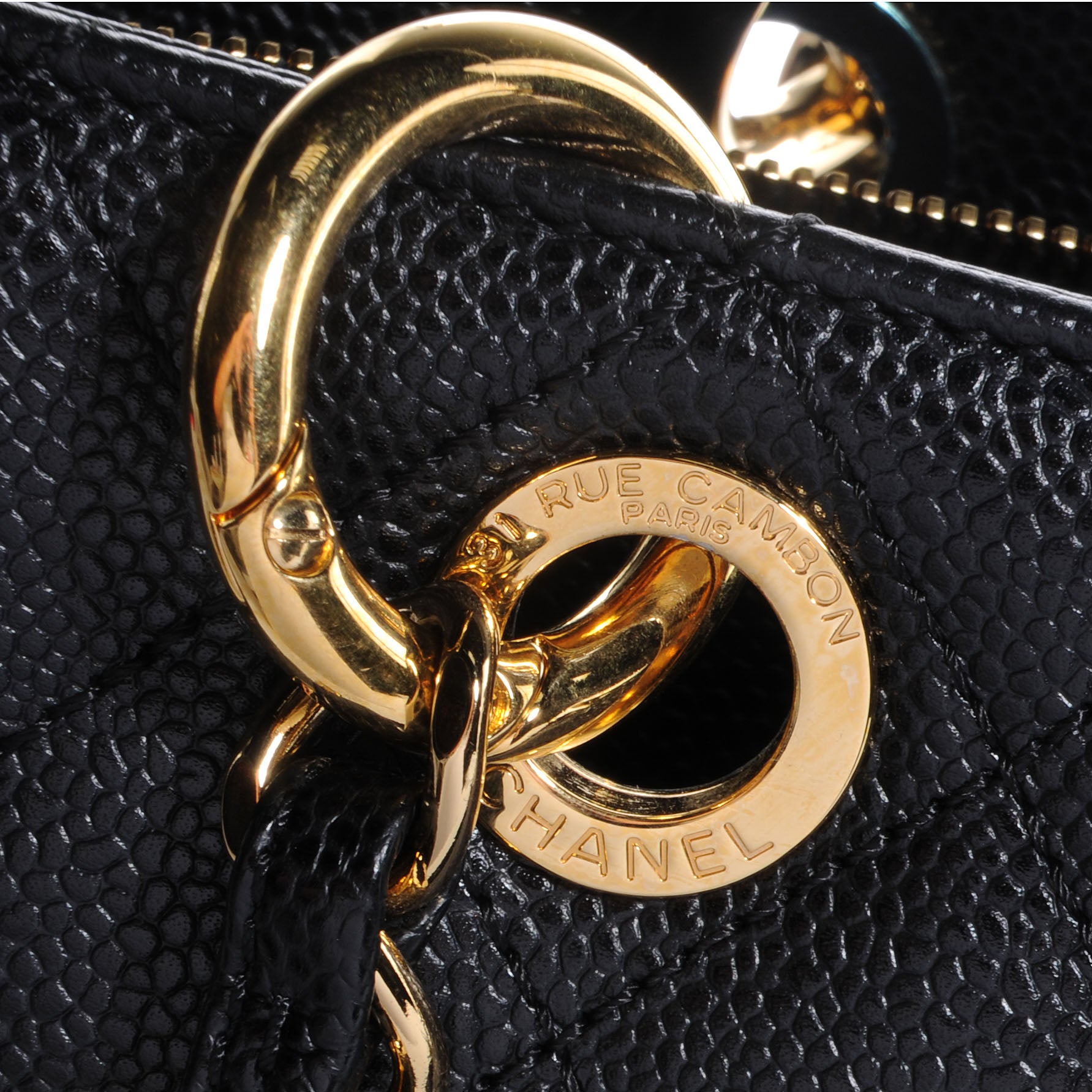 Chanel Caviar Grand Shopping Tote GST Black 9 of 9