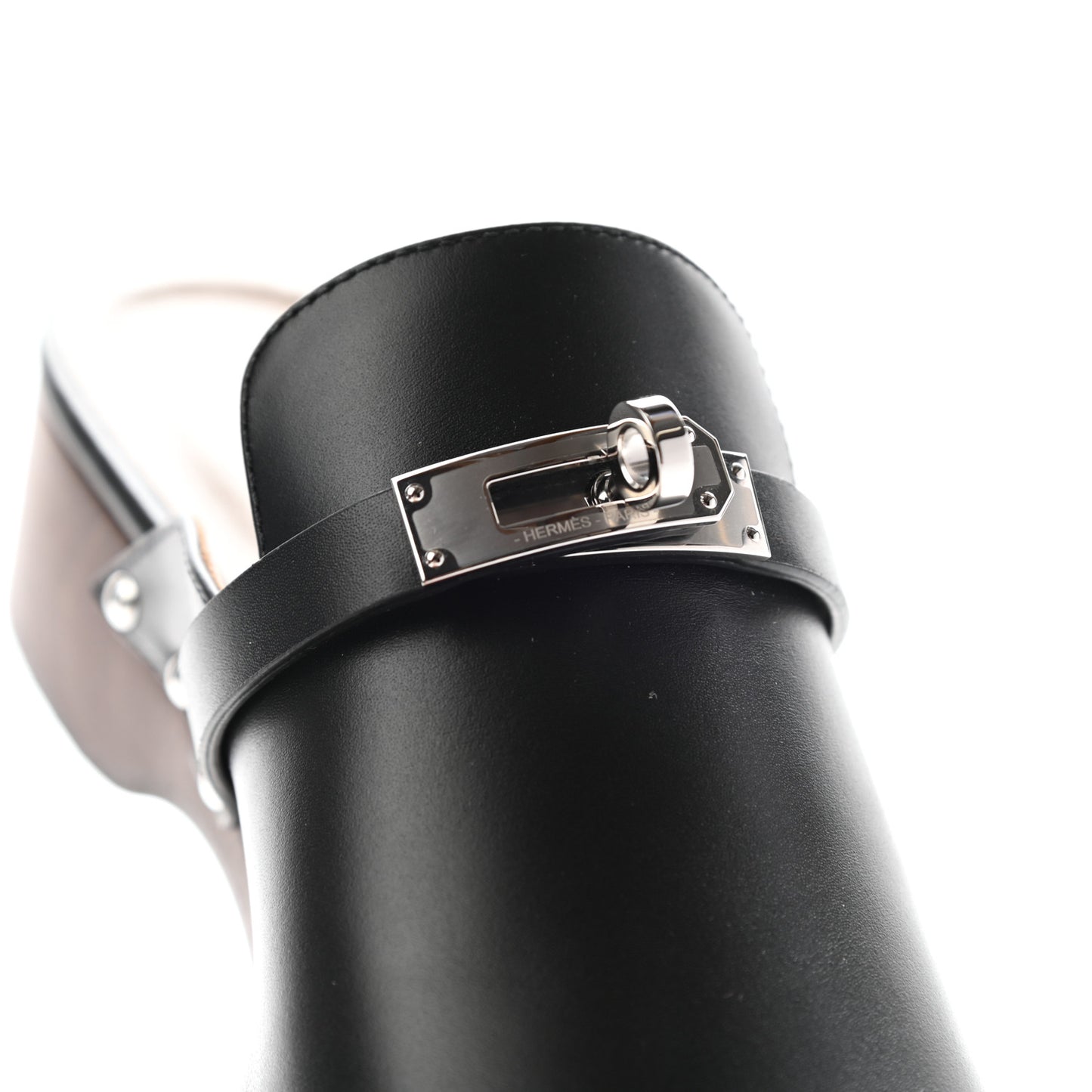 Calfskin Carlotta Mules 39 Black