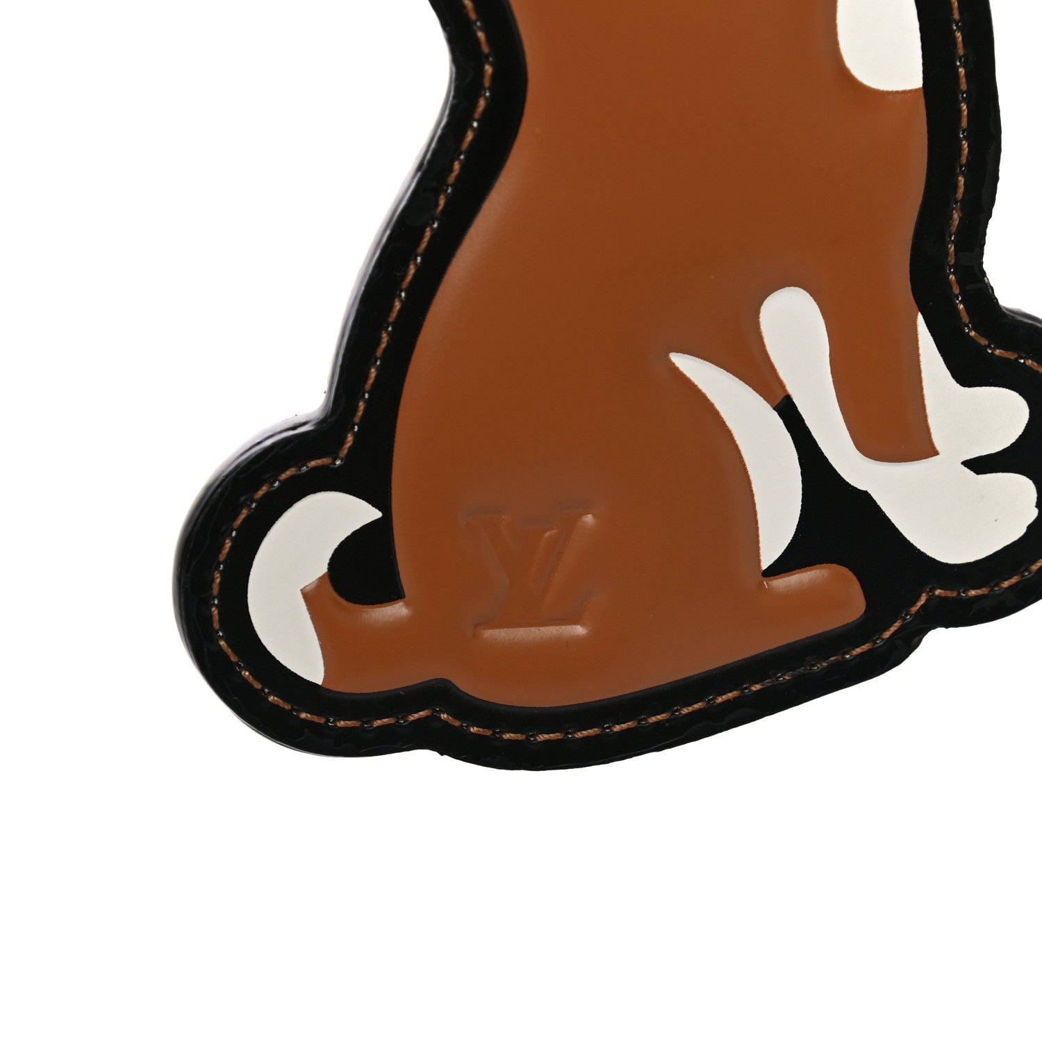 Louis Vuitton Calfskin Dog Bag Charm Key Holder 6 of 7
