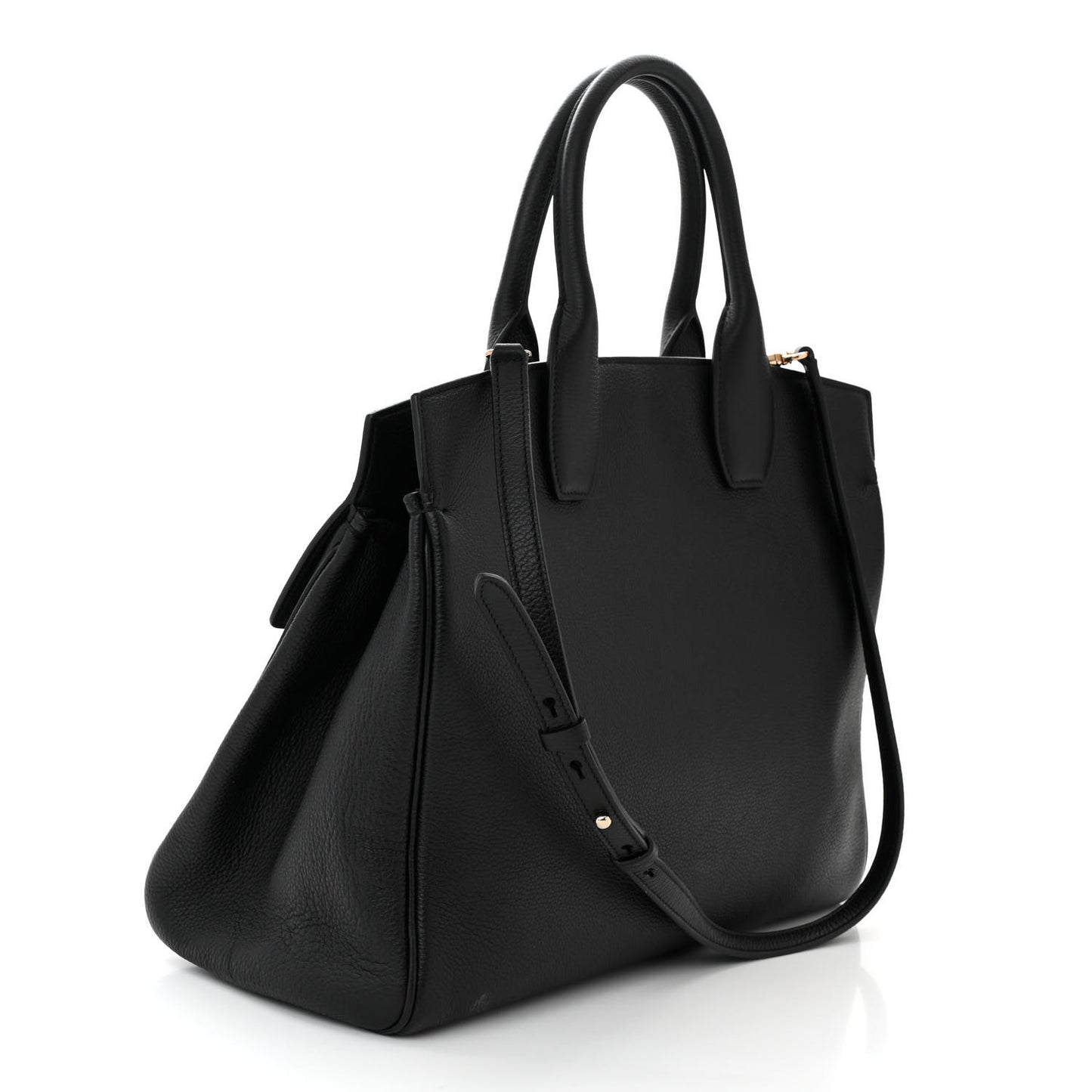 Calfskin Large Studio Bag Black