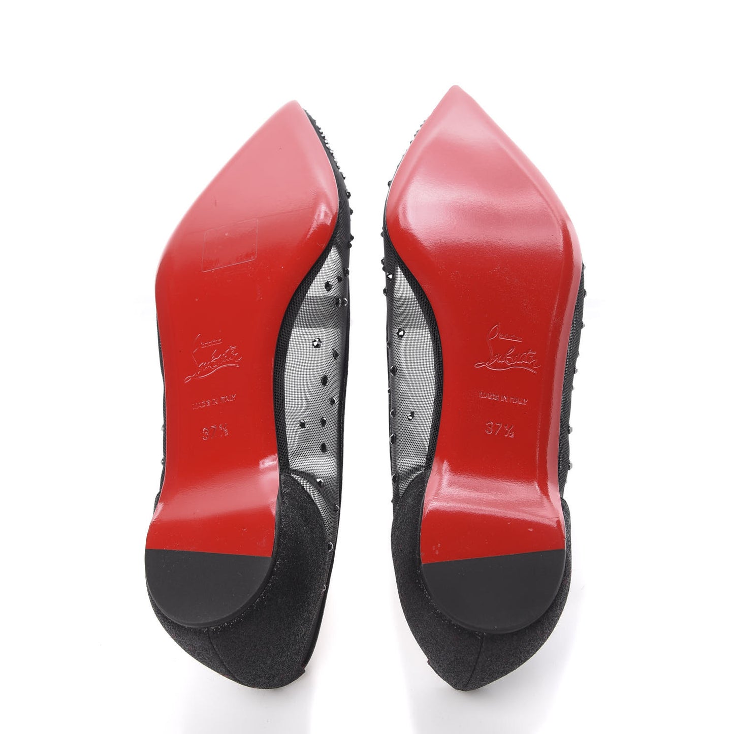 Crystal Strass Follies Flats 37.5 Black