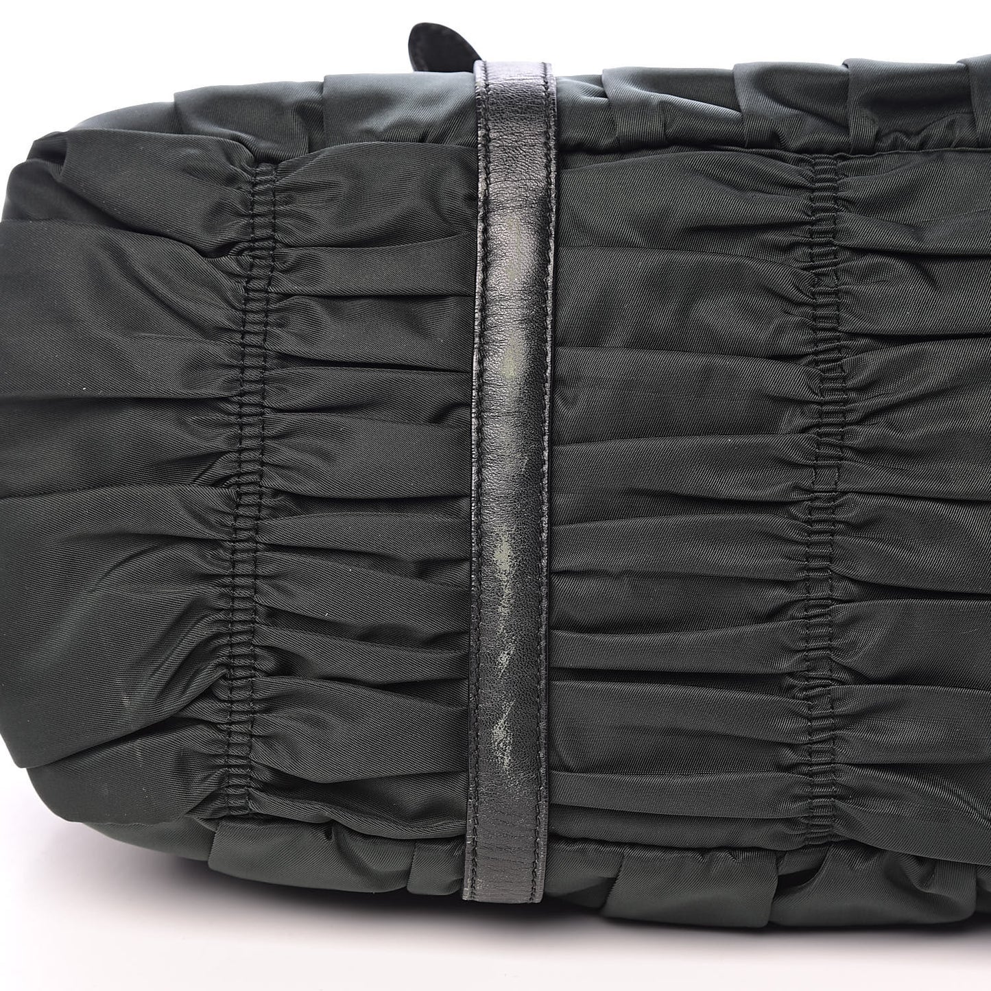 Tessuto Nylon Dressy Gaufre Tote Military Green