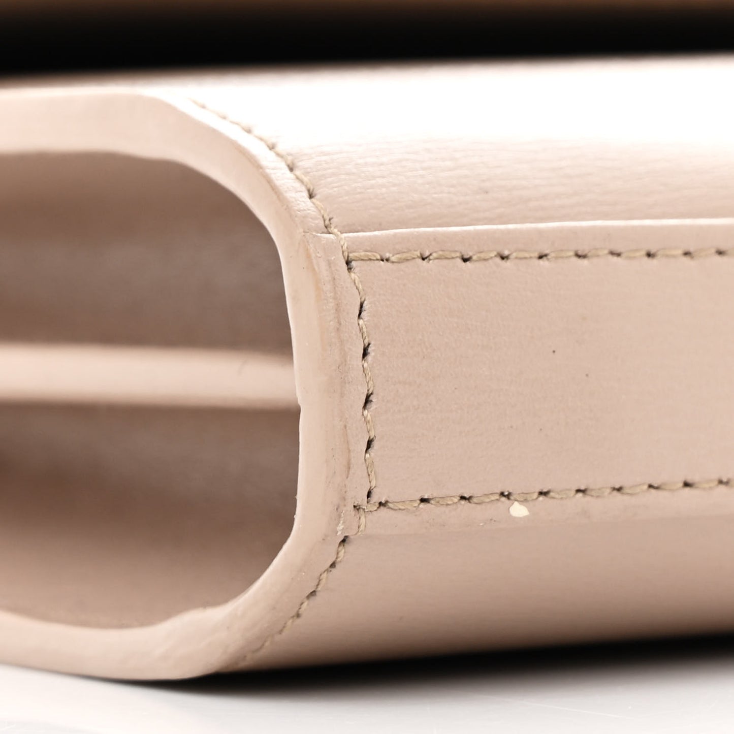 Smooth Calfskin Sulpice Monogram Chain Wallet Light Natural