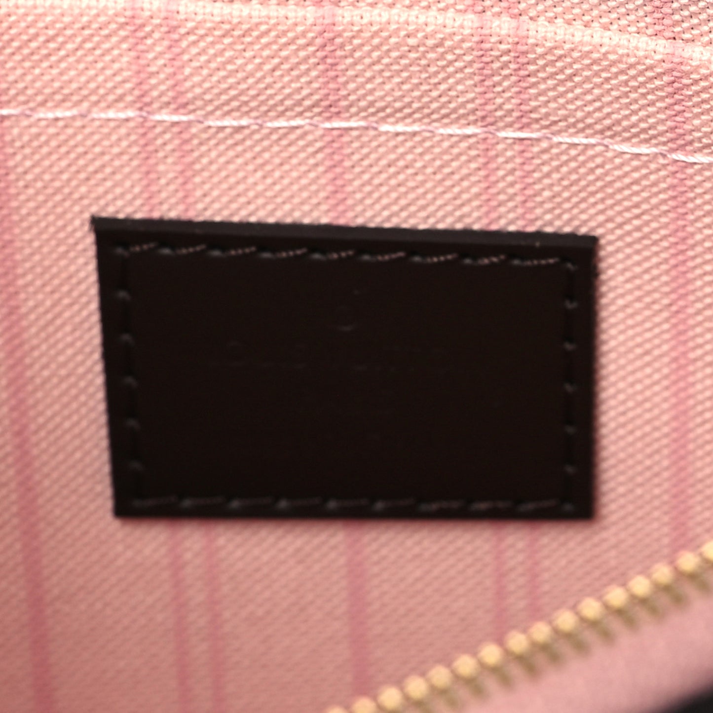 Damier Ebene Neverfull MM GM Pochette Rose Ballerine