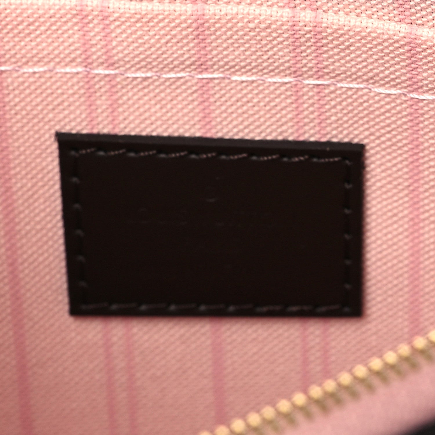 Louis Vuitton Damier Ebene Neverfull MM GM Pochette Rose Ballerine 6 of 7
