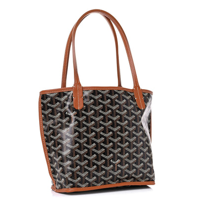 Goyard Goyardine Reversible Mini Anjou Black Gold 3 of 15