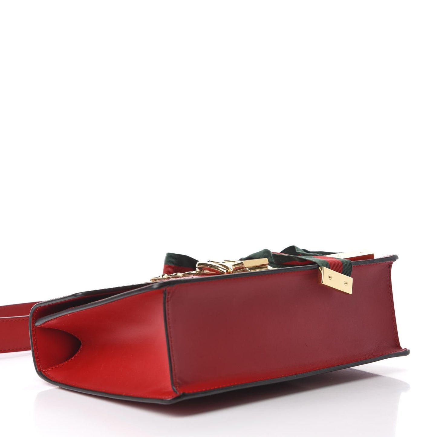 Calfskin Small Sylvie Shoulder Bag Hibiscus Red