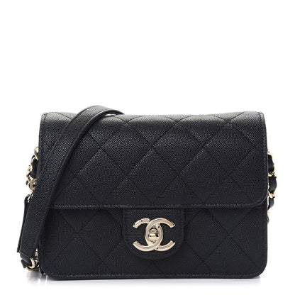 Chanel Caviar Quilted Like A Wallet Flap Black 1 of 10