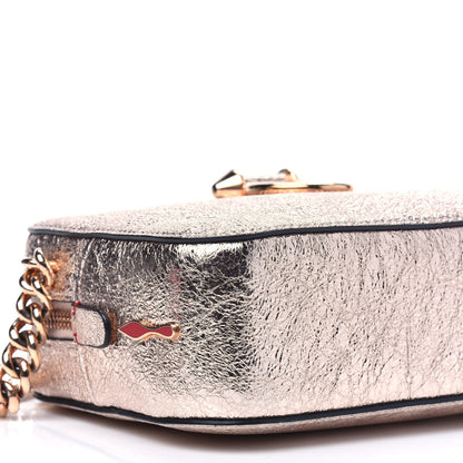 Christian Louboutin Metallic Crinkled Nappa Mini Rubylou Platine 10 of 14