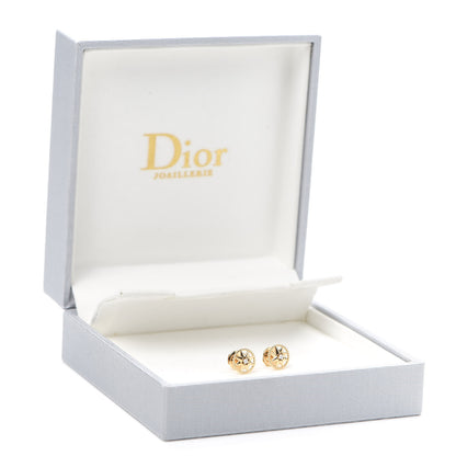 Christian Dior 18K Yellow Gold Diamond XS Rose Des Vents Earrings 5 of 5