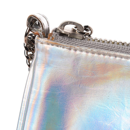 Stella McCartney Holographic Faux Leather Falabella Zip Pouch 12 of 13