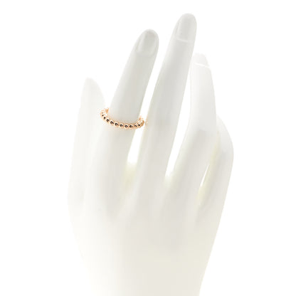 Van Cleef & Arpels 18K Rose Gold Medium Perlee Ring 53 6.5 2 of 6