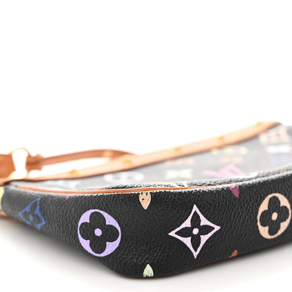 Louis Vuitton Monogram Multicolor Pochette Accessories Black 8 of 9