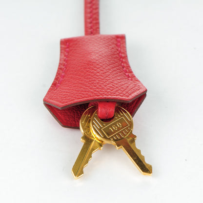 Hermes Epsom Birkin 35 Rouge Casaque 25 of 26