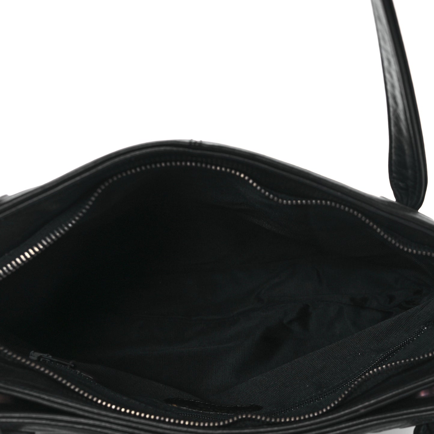 Lambskin CC Shoulder Bag Black