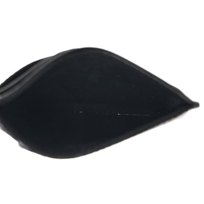 MCM Calfskin Visetos Mini Aren Maxi Monogram Card Case Black 4 of 6